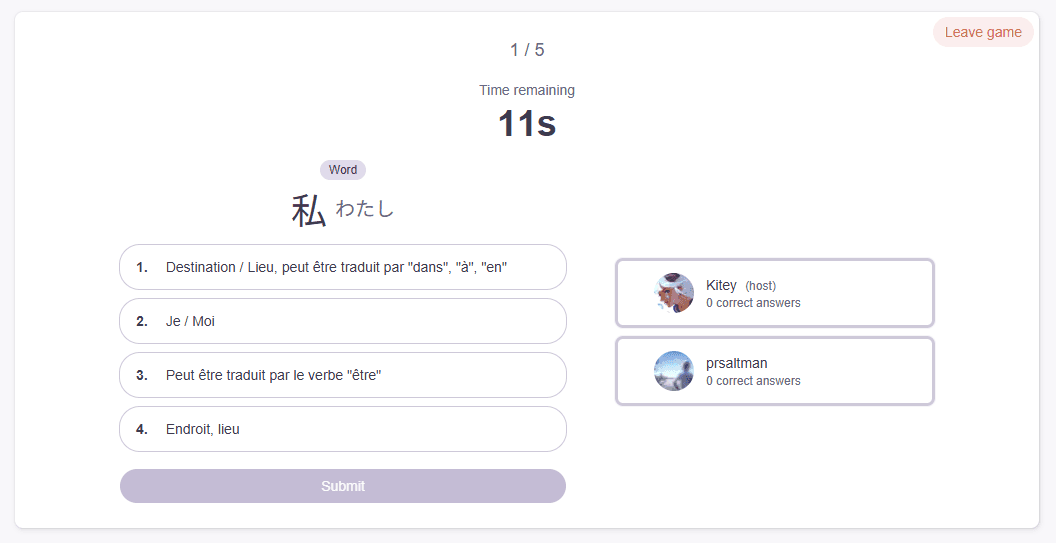 Quiz Game